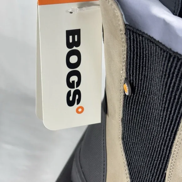 Bogs Holly Chelsea Leather Waterproof Women's Casual Boots, Taupe, Sz. 10 NEW - Picture 3 of 16